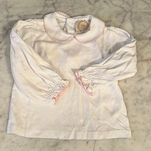 The Beaufort Bonnet Company- Pima Cotton Peterpan collar long sleeve